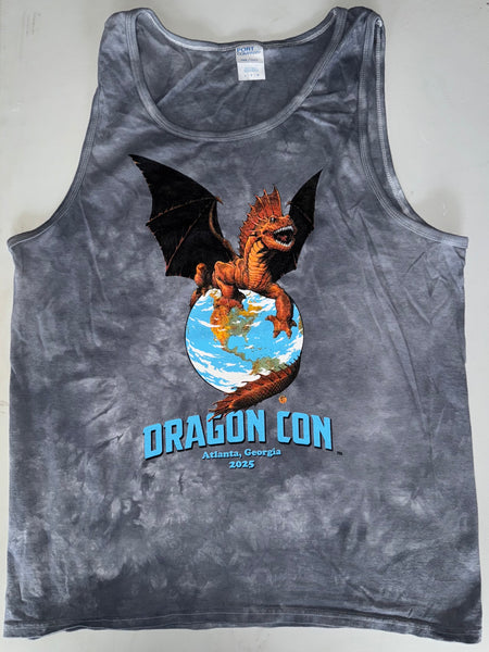 Dragon Con 2025 SILVER TIE DYE Unisex Tank