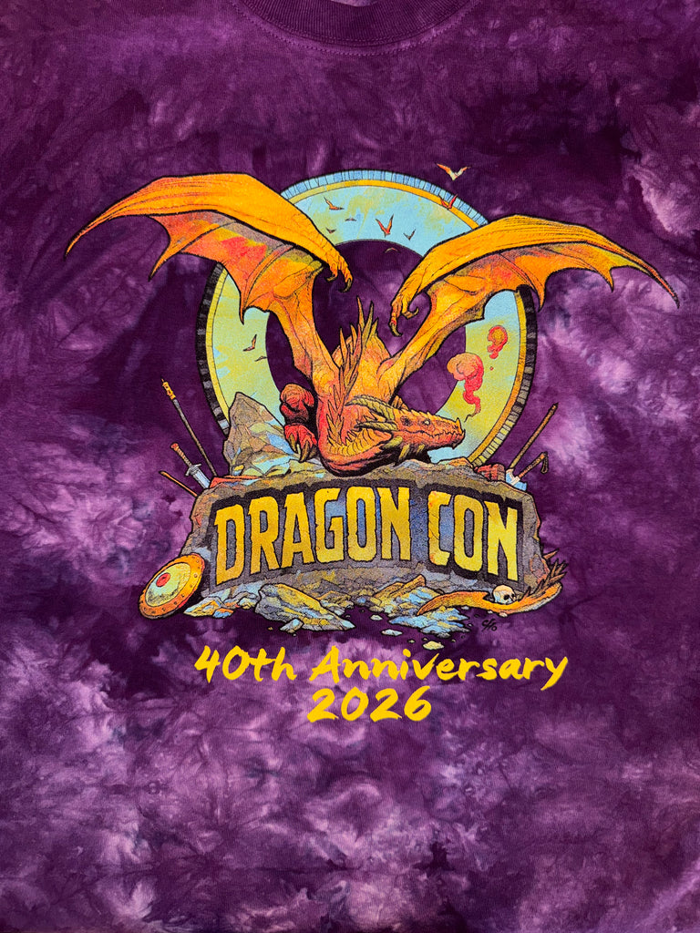 Dragon Con 2026 PURPLE TIE DYE YOUTH T-shirt