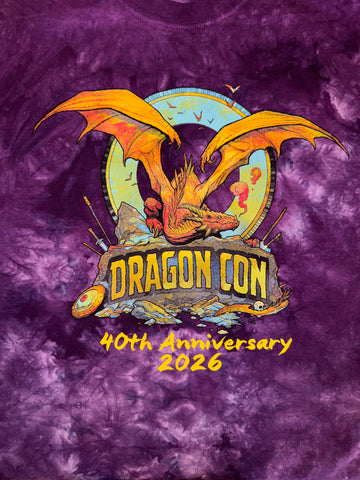 Dragon Con 2026 PURPLE TIE DYE YOUTH T-shirt