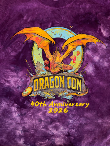 Dragon Con 2026 PURPLE TIE DYE Unisex TANK