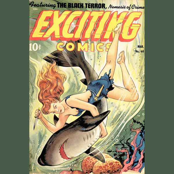 Exciting Comics - Shark Girl
